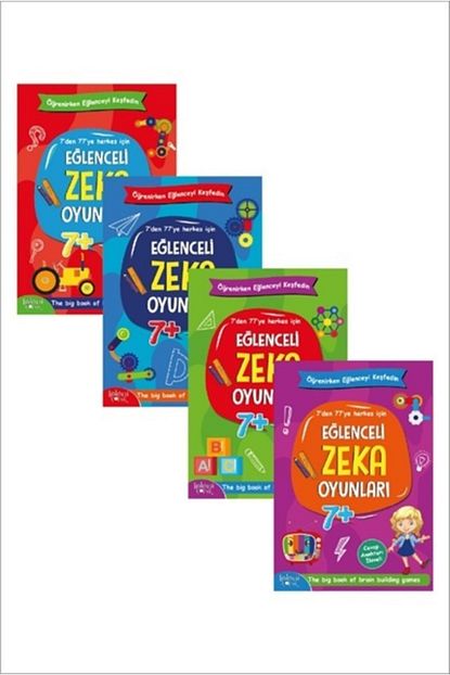 Koloni Cocuk Eglenceli Zeka Oyunlari Seti 4 Kitap Takim Trendyol