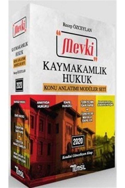 Temsil Kitap Mevki Kaymakamlik Hukuk Konu Anlatimi Moduler Seti Trendyol