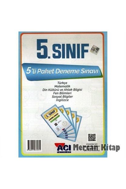 Aci Yayinlari 5 Sinif 5 Li Paket Deneme Sinavi Trendyol