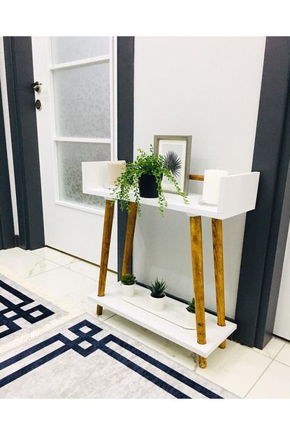 Oranj Life Ikea Modeli Mini Dekoratif Ahsap Sunum Rafi Ciceklik Sehpa Fiyati Yorumlari Trendyol