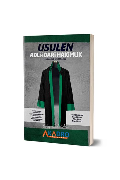 A Kadro Yayinlari Idari Yargi Hakimlik Ortak Dersler Trendyol