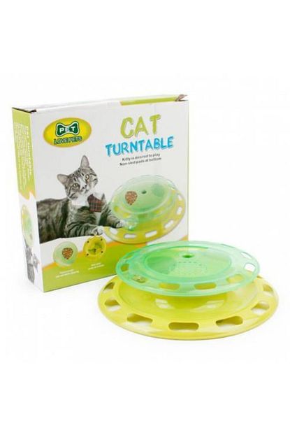 Nordmende Cat Turntable Eglenceli Kedi Mama Kabi Egitim Kedi Oyunu Oyuncagi Trendyol
