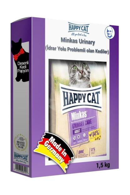 happy cat happcat urinary idrar yolu sikintili uriner kedi mamasi 1 5 kg fiyati yorumlari trendyol