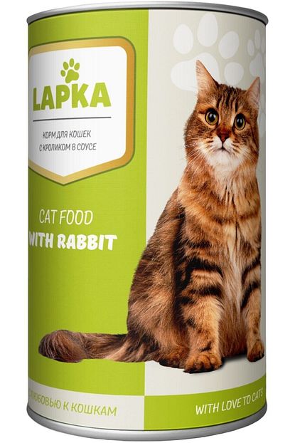 Lapka Tavsan Etli Kedi Konserve Mamasi 415 Gr Trendyol