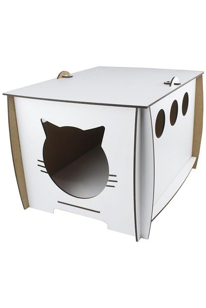 Angel Of Life Ahsap Kedi Evi Boyasiz Demonte Ham Ahsap Petshop Ev Eh16 Trendyol