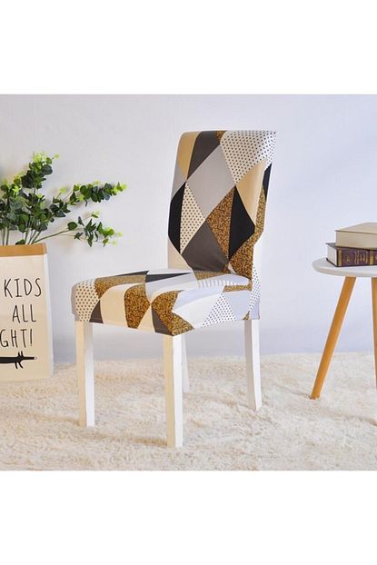 avral home desenli sandalye kilifi tekli likrali lastikli kumas fiyati yorumlari trendyol