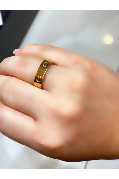 Jane Design Celik Cartier Yuzuk Gold Trendyol