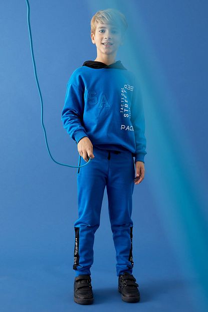 Defacto Erkek Cocuk Mavi Jogger Esofman Alti Trendyol