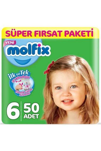 Molfix Bebek Bezi 6 Beden 50 Adet Super Firsat Paketi Trendyol