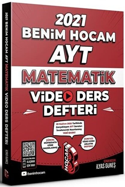Benim Hocam Yayinlari 2021 Ayt Matematik Video Ders Defteri Guncel Son Baski Trendyol