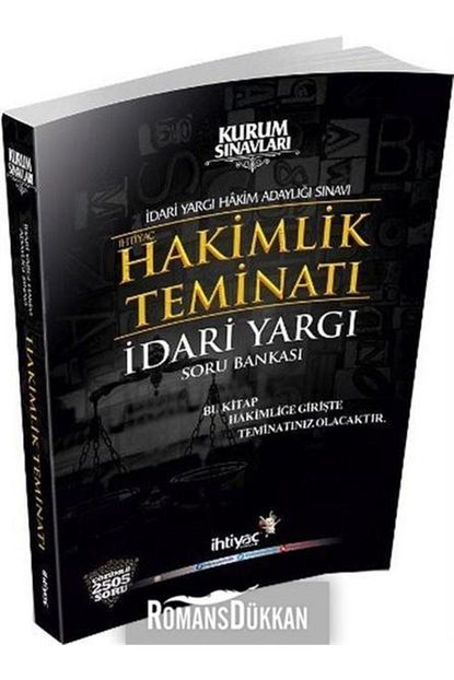 Ihtiyac Yayincilik Ihtiyac 2016 Idari Yargi Hakim Adayligi Sinavi Soru Bankasi Trendyol