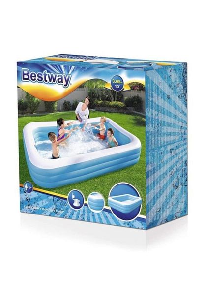 Bestway Aile Cocuk Sisme Buyuk Havuz 305x183x56 Cm 54009 Trendyol