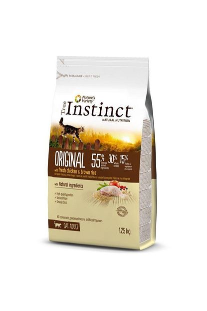 True Instinct Original Tavuklu Kedi Mamasi 1 25 Kg Trendyol