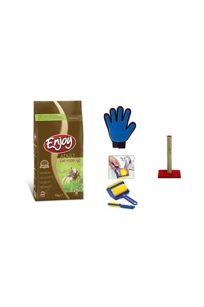 Enjoy Kedi Mamasi 15 Kg Tuy Toplama Eldiveni Yikanabilir Tuy Toplama Rulosu Tirmalama Tahtasi Trendyol