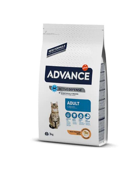 Advance Tavuklu Yetiskin Kedi Mamasi 3kg Trendyol