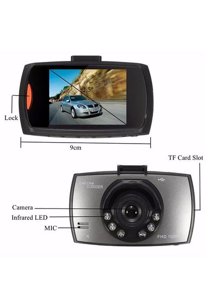 2 5 inc 1080p arac ici kamera