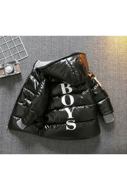 Asmin Cocuk Giyim Erkek Cocuk Siyah Cool Boys Moncler Mont Trendyol