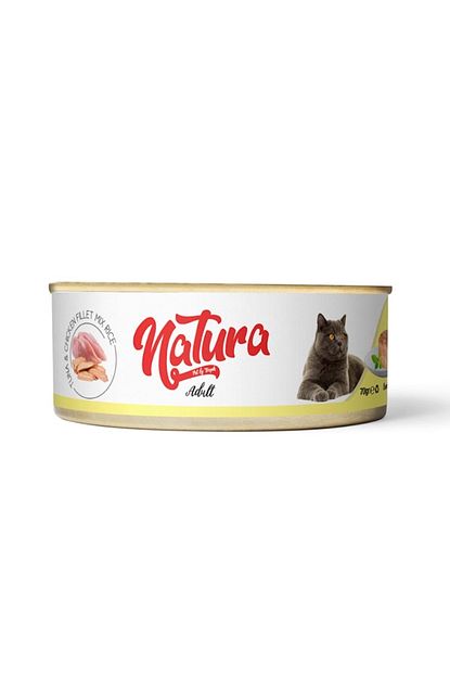 Natura Ton Baligi Ve Tavuk Eti Mix Kedi Yas Mamasi 70 Gr Trendyol