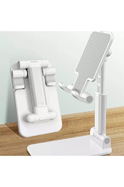 Gaman Yeni Nesil Masaustu Katlanabilir Tablet Ve Telefon Tutucu Stand Beyaz Trendyol