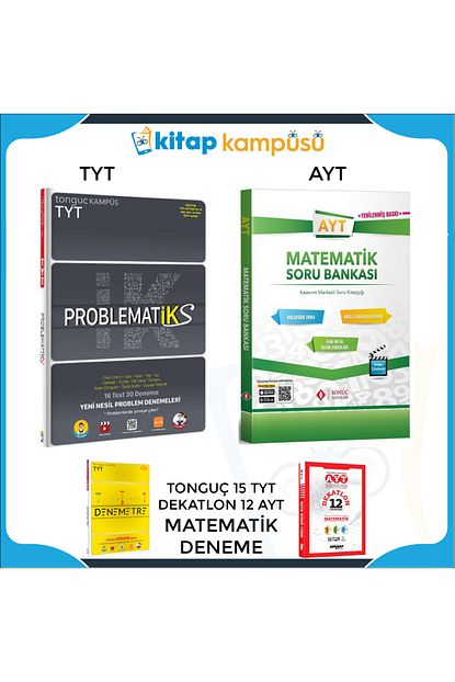 Tonguc Akademi Tyt Problematiks Ve Sonuc Ayt Matematik Soru Bankasi Deneme Trendyol