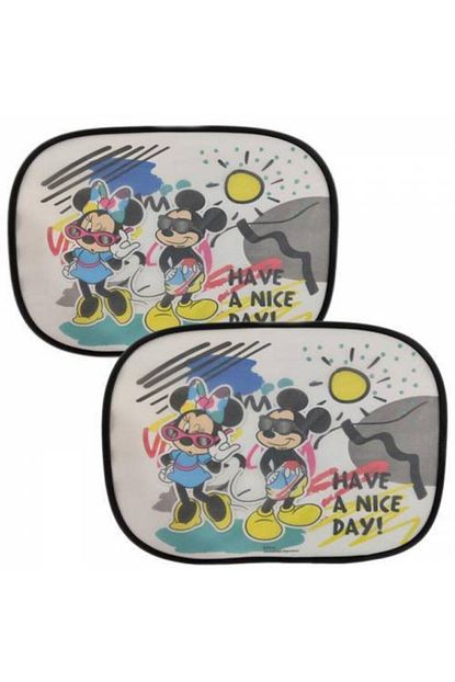 Ahi Lisansli Mickey Ve Minnie Mouse Araba Gunesligi 2 Adet Trendyol