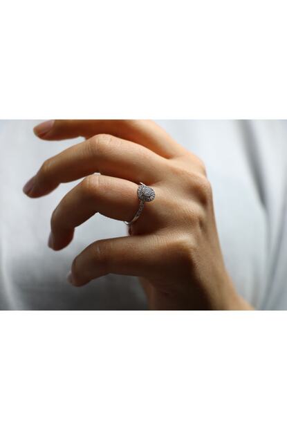 If Pirlanta 0 22 Karat Baget Yuzuk Trendyol