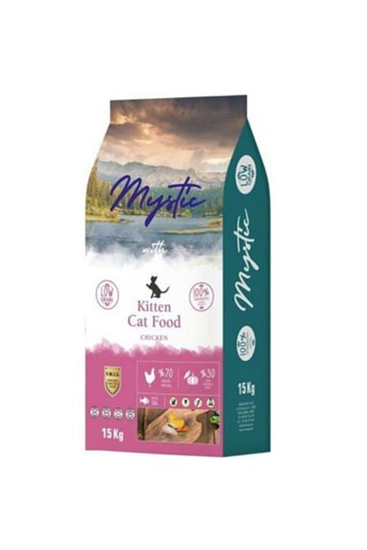 Mystic Kitten Az Tahilli Tavuklu Yavru Kedi Mamasi 15 Kg Trendyol
