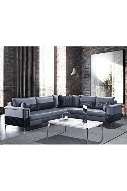 Vize Icon Gri Kose Koltuk Takimi Trendyol