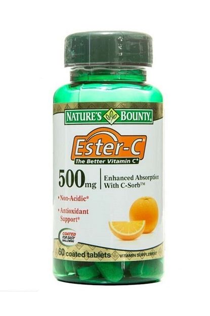 Nature S Bounty Ester C 500 Mg 60 Tablet Trendyol