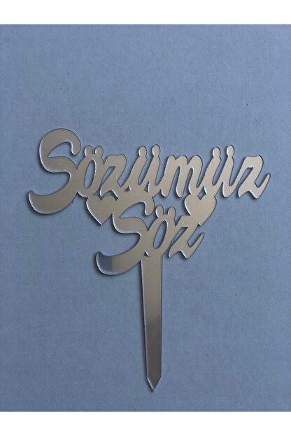 Pi Pleks Pleksi Sozumuz Soz Pasta Susu Gumus 14 14 Cm Trendyol