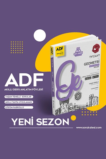 Soru Kalesi Yayinlari 2021 Tyt Ayt Geometri Konu Anlatimi Adf Foyleri Fiyati Yorumlari Trendyol