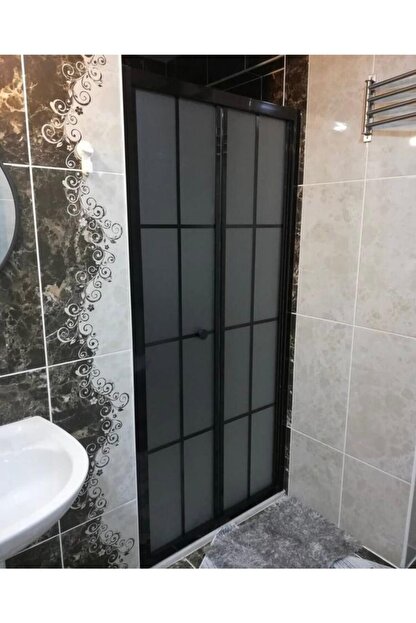 Terapidusakabin Black Terapi Karolajli Buzlu Cam Akordiyon Kapi Dusakabin 70x80 Fiyati Yorumlari Trendyol