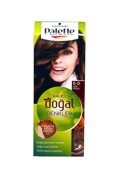 Palette Dogal Renkler Acik Kahve 5 0 Sac Boyasi Fiyati Yorumlari Trendyol
