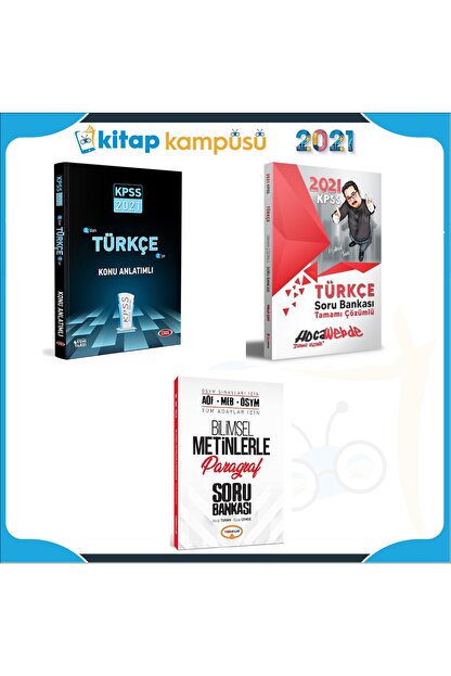 Data Yayinlari Data 2021 Kpss Turkce Konu Anlatimli Ve Hocawebde Kpss Turkce Soru Bankasi Bilimsel Paragraf Trendyol