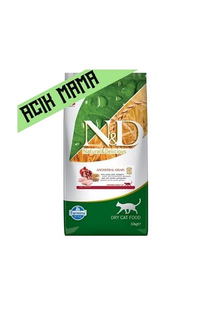 N D L Grain Dusuk Tahilli Tavuklu Ve Narli Kisirlastirilmis Acilmis Kedi Mamasi 3 Kg Trendyol