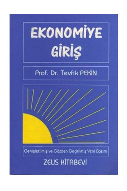 Zeus Kitabevi Ekonomiye Giris Tevfik Pekin Trendyol