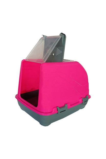 Markapet Pembe Luks Ustu Acilabilir Kedi Tuvaleti Trendyol