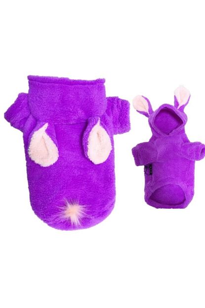 Gedyco Mor Kucuk Irk Kopekler Icin Kulakli Pelus Sweatshirt Trendyol