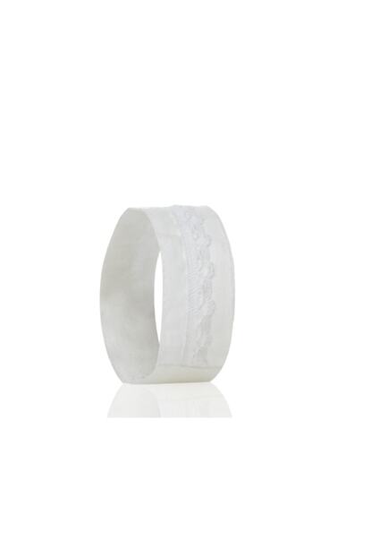 English Home White Lace Dantelli Pecete Halkasi Beyaz Trendyol