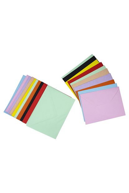 Nuna Renkli Mektup Zarfi 18x13 Cm 100 Adet Trendyol