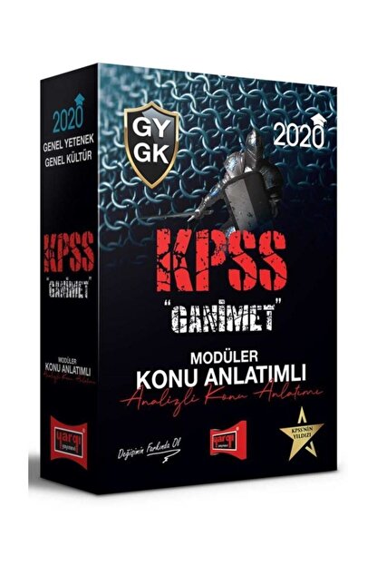 Yargi Yayinevi 2020 Kpss Genel Yetenek Genel Kultur Ganimet Konu Trendyol