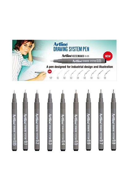 artline drawing system teknik cizim