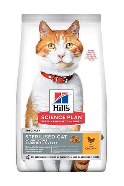 Hills Science Plan Kisirlastirilmis Tavuklu Kedi Mamasi 10 Kg Trendyol