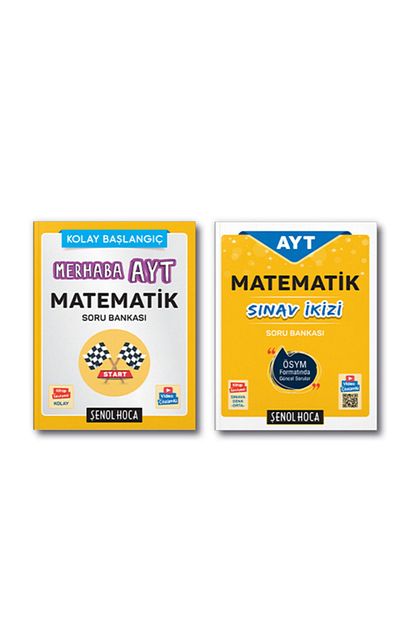 Senol Hoca Merhaba Ayt Matematik Sinav Ikizi Soru Bankasi Seti 2 Kitap Trendyol