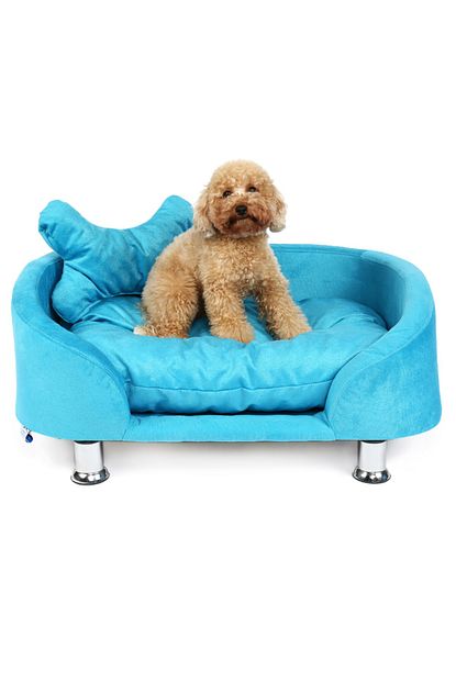 pet kybele kybele orta ve kucuk irk kopek yatagi 80x55 cm mavi fiyati yorumlari trendyol