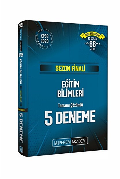 Pegem Egitim Bilimleri Ders Ders Deneme