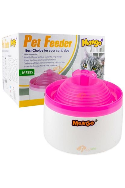 Dophin Mf895 Karbon Filtreli Kedi Ve Kopek Otomatik Su Sebili 2lt Pembe Trendyol