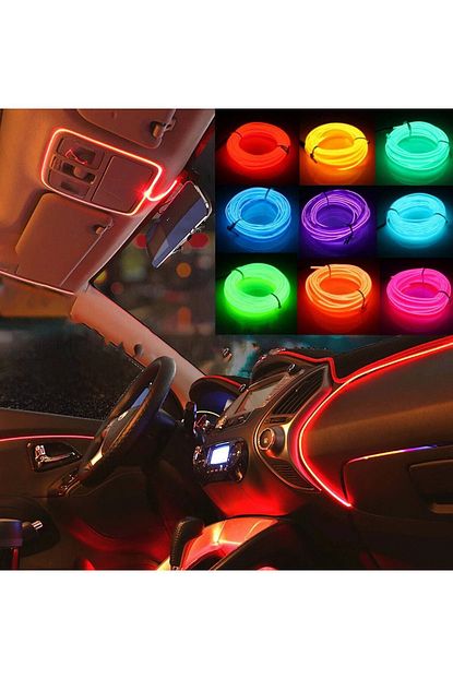 techmaster arac araba ici torpido ledi serit renkli ip neon ip led 3 metre fiyati yorumlari trendyol