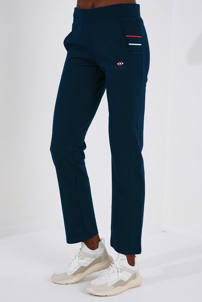 Tommy Life Kadin Indigo Nakisli Serit Cepli Slim Fit Klasik Paca Esofman Alti 94187 Fiyati Yorumlari Trendyol