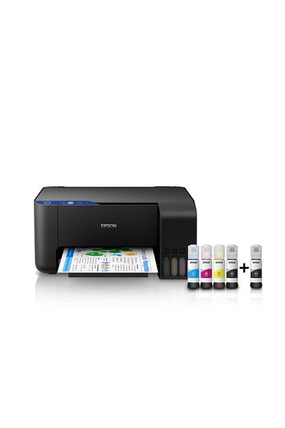 Epson Ecotank L3111 Murekkep Puskurtmeli Renkli Cok Fonksiyonlu Tankli Yazici Tarayici Fotokopi Trendyol